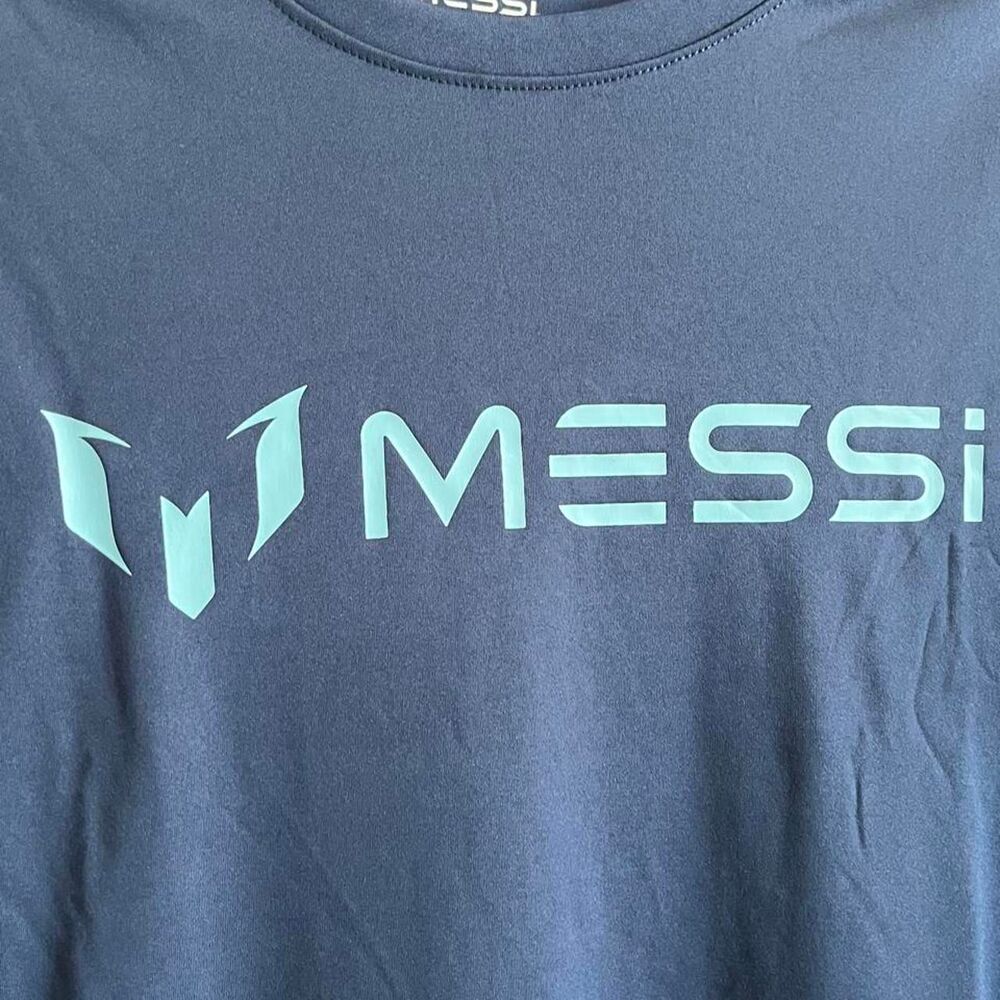 Adidas Men's Blue and Navy T-shirt